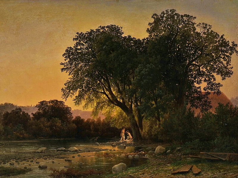 1833-Apolinary Horawski - Bagnanti